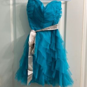 CUTEST teal formal dress!